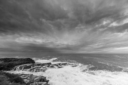 Spectacular swell in the Galician coast of Rinlo