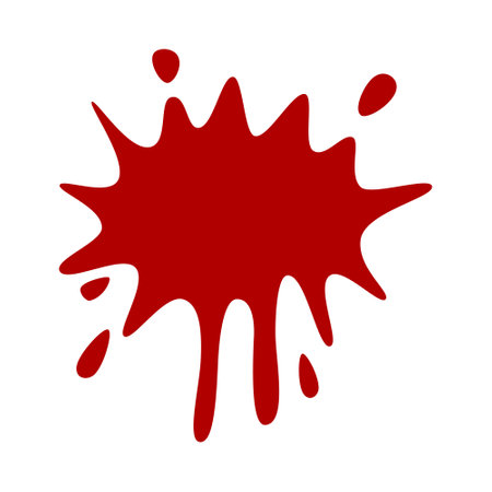 blood spot illustration design. EPS 10 vector format.のイラスト素材