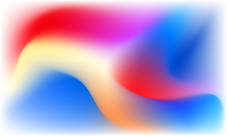 beautiful glowing mesh colorful gradient background with smooth textureのイラスト素材