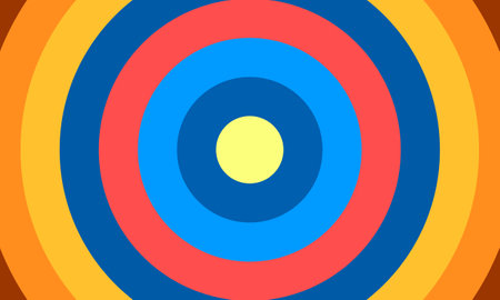 vector colorful circle abstract backgroundのイラスト素材