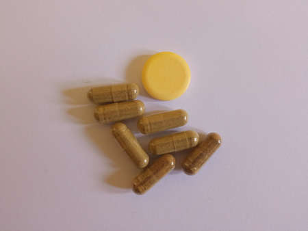 Vitamin c in the form of supplement tablets