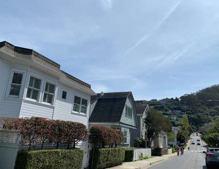 Twin Peaks Landscape San Francisco Californiaの写真素材