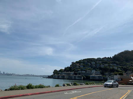 Twin Peaks Landscape San Francisco Californiaの写真素材