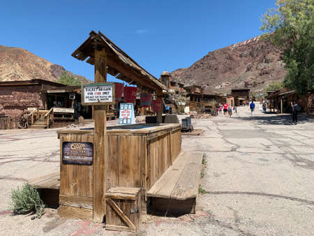 Calico Ghost Town California USAのeditorial素材