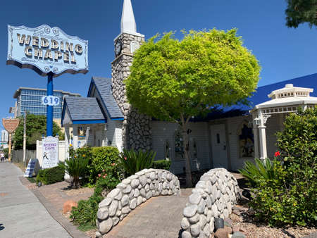 Historical Wedding Chapel in Las Vegasのeditorial素材