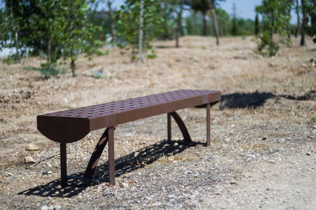 Iron benchの写真素材