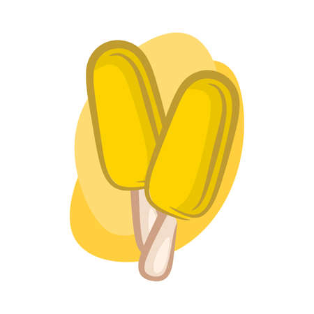 very fresh ice cream illustrationのイラスト素材