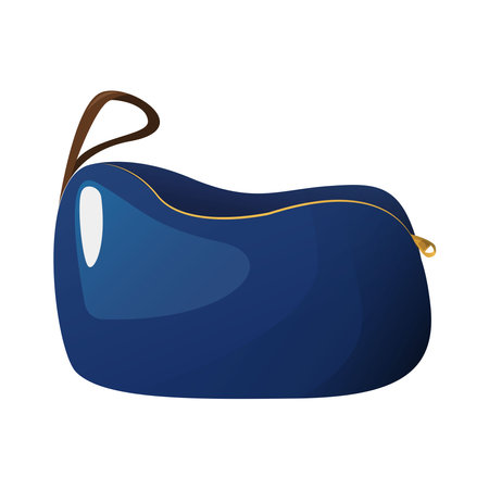 pouch bag, pouch wallet, cosmetic bag vector illustrationのイラスト素材