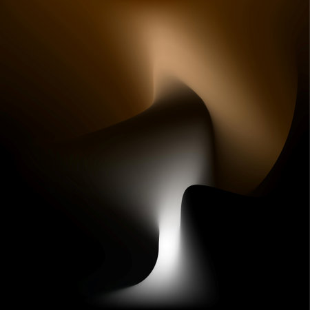 abstract blurred gradient mesh background with dark aurora shape for posterのイラスト素材
