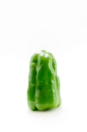 fresh green pepperの写真素材