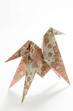 2014 New Year s card of origamiの写真素材