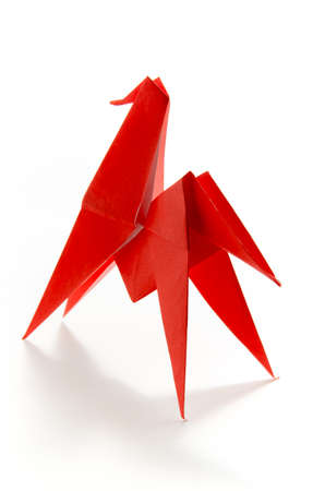 2014 New Year s card of origamiの写真素材