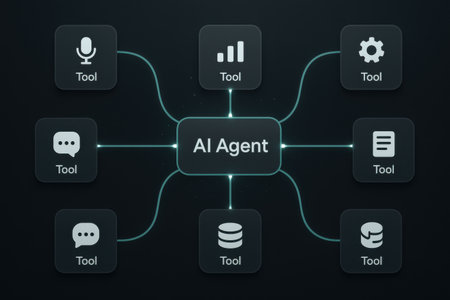 AI, Artificial intelligence, machine learning and machine learning concept. Vector illustrationの素材