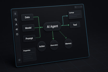 3d rendering of a tablet computer with an application on the screenの素材
