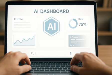 AAD Website Application Software Interface Word With Icons on the Screenの素材