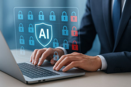 Cyber security, Data protection, information safety and encryption. Internet and technology concept.の素材