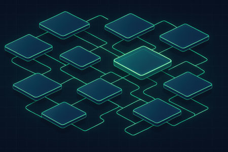 Circuit board futuristic technology background. Abstract 3d vector illustration.の素材