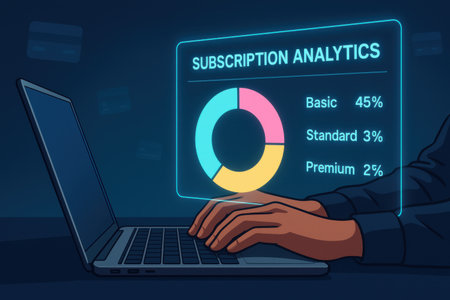 Hand typing on laptop with business strategy concept. Vector illustration EPS10の素材