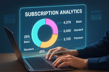 Businessman working on laptop with SUCCESS AND ANALYSIS concept.の素材