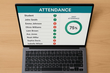 Illustration of a laptop showing an air ticket booking concept on a screenの素材