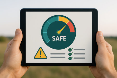 Hand holding a tablet with sale concept on the screen. All screen graphics are made up.の素材