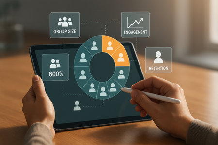 Human resource management, HR, recruitment, leadership and teambuilding. Business and technology concept.の素材