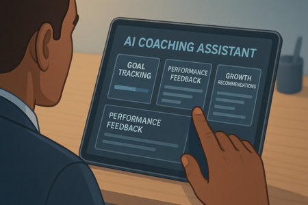 Digital composite of Businessman using a tablet with Algorithm analysis interfaceの素材