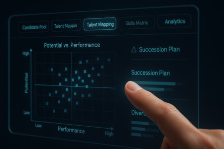 Close-up of human finger touching screen of tablet with medical interfaceの素材