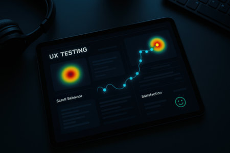 Tablet with financial charts on the screen. Business and technology concept.の素材