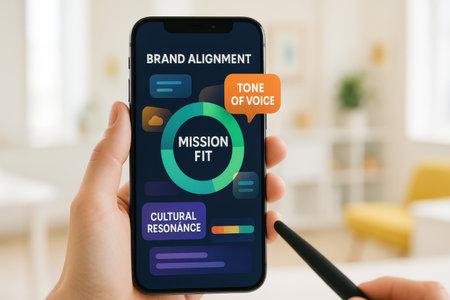 business, education, technology and people concept - close up of female hands with smartphone showing brand loyalty program on screenの素材