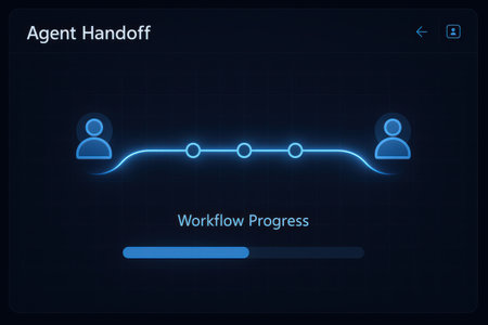 Vector illustration of a flat user interface design on dark blue background.の素材