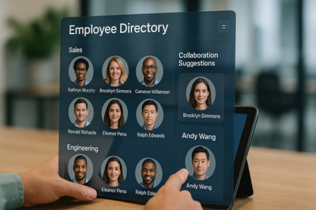 selective focus of man holding digital tablet with e-learning website on screenの素材