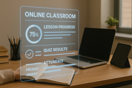 Online Classroom E-learning E-learning Education Internet Concept.の素材