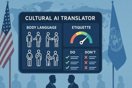 Illustration of a global communication concept with people silhouettes on a blue backgroundの素材