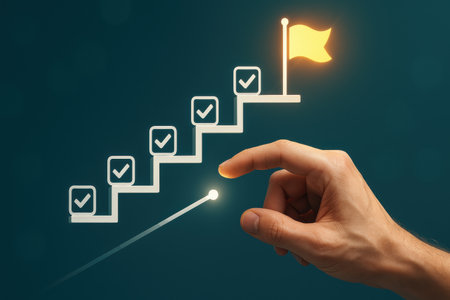 Businessman drawing a chart, graph stock of growth in his handの素材