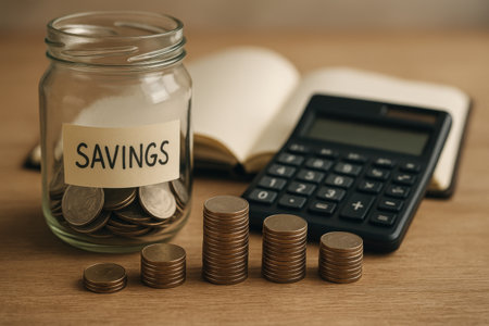 save money for investment concept money in the glass with filter effect retro vintage styleの素材