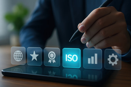 SOS Software Automation concept on virtual screen. Business, internet and technology concept.の素材