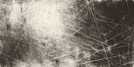 Metal texture with scratches and cracks. Abstract background and texture for design.の素材