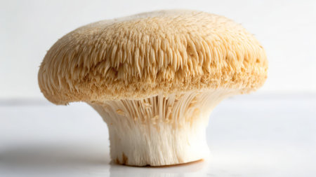 Shiitake mushroom on a white background. Shiitake mushroomの素材