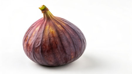 Ripe figs isolated on white background. Clipping path included.の素材