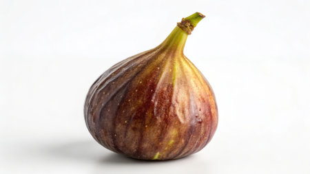 Fresh figs on a white background. Close-up image.の素材