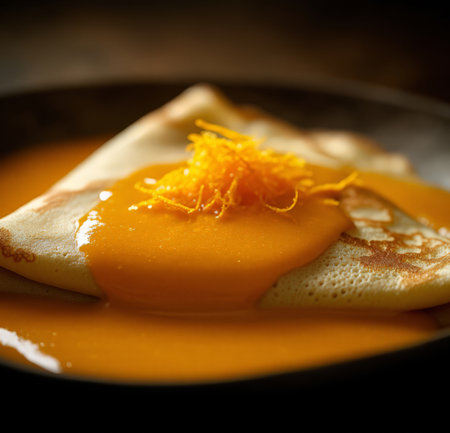 Pancakes with honey and butter. Shallow dof.の素材