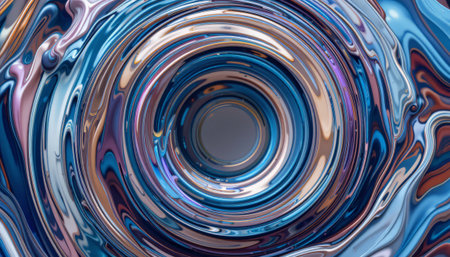 3d rendering, abstract background with blue and white elements, computer generated imagesの素材