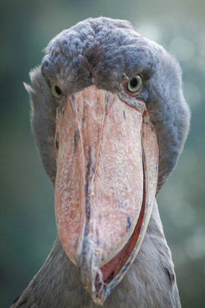 Shoebill - Balaeniceps rex - portraitの写真素材