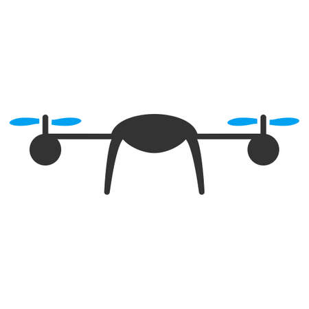Airdrone vector icon. Style is flat symbol, rounded angles, white background.のイラスト素材