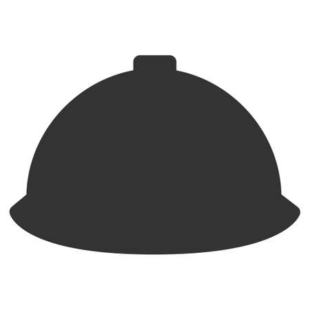 Builder Helmet vector icon. Style is flat symbol, rounded angles, white background.のイラスト素材