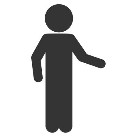 Child Invitation vector icon. Style is flat symbol, rounded angles, white background.のイラスト素材