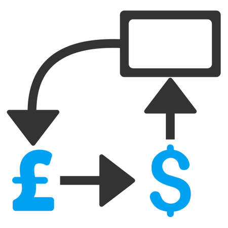 Pound Dollar Flow Chart vector icon. Pound Dollar Flow Chart icon symbol. Pound Dollar Flow Chart icon image. Pound Dollar Flow Chart icon picture. Pound Dollar Flow Chart pictogram.のイラスト素材