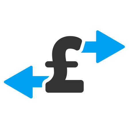 Spend Pound Money vector icon. Spend Pound Money icon symbol. Spend Pound Money icon image. Spend Pound Money icon picture. Spend Pound Money pictogram. Flat spend pound money icon.のイラスト素材