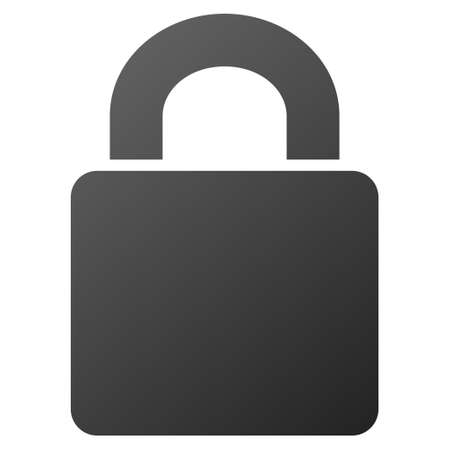 Lock raster toolbar icon. Style is gradient icon symbol on a white background.の写真素材